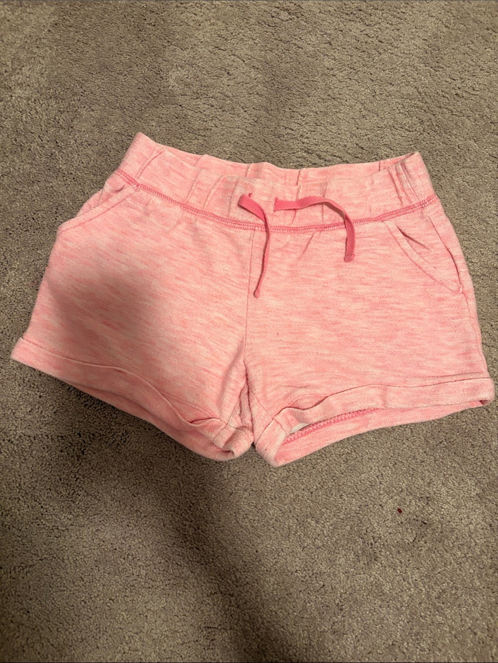 GAP Heathered Pink Pull-On Knit Shorts